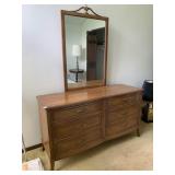 BROYHILL 6 DRAWER DRESSER 57" W DRESSER X 21" D X