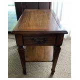 BRANDT SIDE TABLE, 1 DRAWER, 21 H X 15 W X 25 D