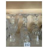 CRYSTAL GLASSES68 RED WINE, 6 WHITE WINE, 8