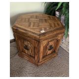 SIDE TABLE OCTAGON SHAPED, 21.5 H X 27