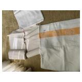 LINEN TOWEL ROLLS, 2 TABLE CLOTHES