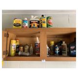 ARMOR ALL, OIL, CHROME CLEANER, ETC., MOST HALF