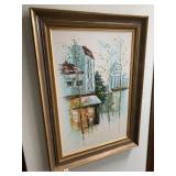 PAINTING ON CANVAS PRESCOT 43.5" X 31.5" WOOD