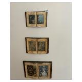 THREE FAUX BOOK VICTORIAN SCENES