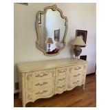 DREXEL HERITAGE HAND PAINTED 67" LX 20.75" D X