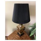 LAMP, METAL GOLD COLOR 32" H