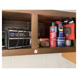 WINDSOR RADIO, RUBBER UNDER COATING, WD 40, ETC.