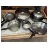 FARBER WARE STAINLESS COOKWARE POTS