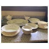 EGG SHELL HOMER LAUGHLIN SOME CHIPS ON BACK