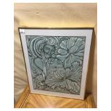 ARTWORK BY E. MERRILL GREEN & BLACK LADY WITH