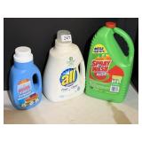 FULL SPRAY AND WASH, 3/4 LAUNDRY SOAP/SOFTENER