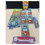 COLORED PENCILS, PAINTS, ETC.