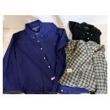 RALPH LAUREN L DRYCLEANED SHIRTS 2 AND RALPH