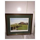 FRAMED SWILCAN BURN. ST. ANDREWS BY GRAEME W.