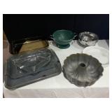 BAKING DISHES, PYREX, ETC.