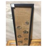 POMPEIAN ADVERTISEMENT 26 H X 9 W