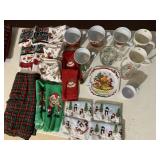 STARBUCKS SNOWMEN MUGS, OTHER CHRISTMAS MUGS,