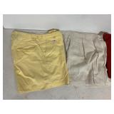SZ. 8 RALPH LAUREN SKIRT, 3 10 SHORTS 2 RALPH
