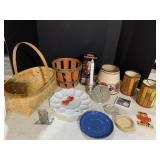 TRIVETS, BOBBLE HEAD, BASKETS, ETC.