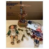 COMPOSITION DOLLS, ELECTRIC MOTION DECORATION