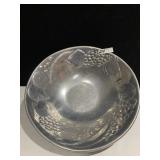 PEWTER SERVING BOWL 12.5" ROUND