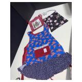 APRON, DRESS 4TH JULY, ETC.