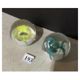 PAPER WEIGHTS SIGNED