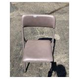4 PADDED FOLDING CHAIRS