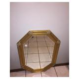 GOLD MIRROR W/ BEVELED EDGE 28" X 41" H