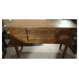 ENTRY WAY WALL TABLE, 53.5WX18X36.5