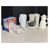 MR COFFEE POT, COFFEE CARAFE, NEBULIZER AND 1 GAL
