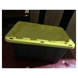 NEW BLACK AND YELLOW TOUGH STACKABLE AND LOCKABLE