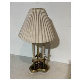 3 ARM BRASS BASE CANDLE STICK LAMP