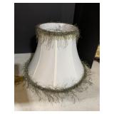 12" TALL, BEARDED EYELASH LAMP SHADE