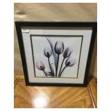 PRINT TULIPS 17.5 H X 17.5 W X 1.5 D