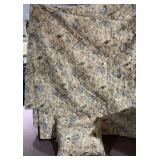 CUSTOM QN. SZ. BEDSPREAD W/ FULL SKIRT AND 2