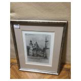 INK DRAWING BY ROTHENBRING O. J., HOUSE SCENE 18