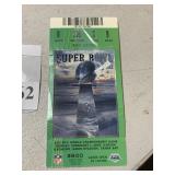 SUPER BOWL TICKET FEB. 1, 2009