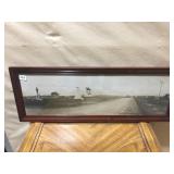 FRAMED PHOTOCOPY RIGHT 1909 DIRT ROAD WITH