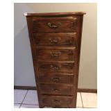 LINGERIE CHEST 6 DRAWER 54H 24 W 17 D