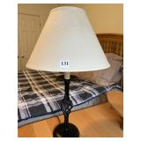 IRON BASE LAMP MATCHES ONE SOLD IN LOT