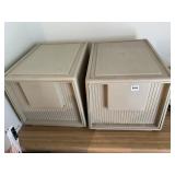 HEAVY DUTY PLASTIC FILE DRAWERS 14" X 18" D X 14"