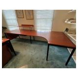 WORK DESK MATCHES 160- 111" X 47" AT DEEPEST