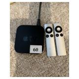 APPLE TV WITH 2 REMOTES