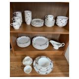 SHENANGO CHINA SERVICE FOR 8 - MISSING 1 BOWL 7