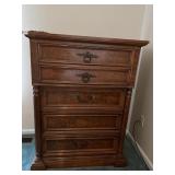 5 DRAWER DRESSER NEEDS HARDWARE ATTACHED 46.5" H