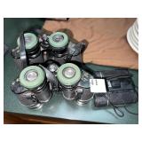 8 X 21 BUSHNELL BINOCULARS - (2) 7 X 35