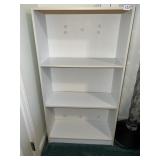 PRESSED WOOD WHITE BOOKSHELF 44" H X 24" W X 10"