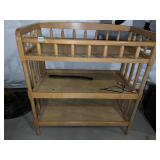 37" W X 19" X 37" H CHANGING TABLE