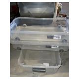 UNDER BED STORAGE ON WHEELS 1 LID